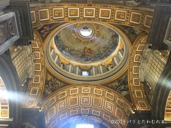 サン・ピエトロ大聖堂の天井画